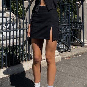 Princess Polly The Lola Mini Skirt Black Size S